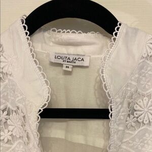 Lolita White Lace Midi Dress